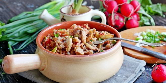 Рецепт гречки с овощами