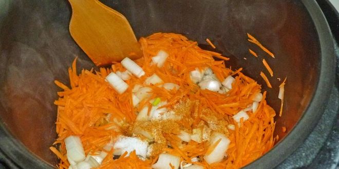 Рецепт гречки с печенью в мультиварке