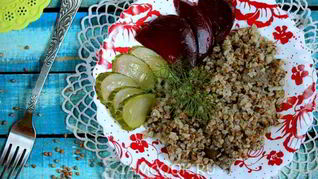 Рецепт Гречки с печенью