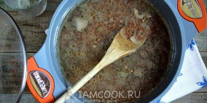 Рецепт гречки с печенью