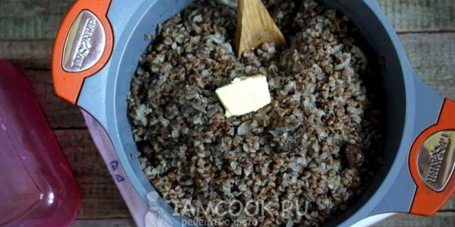 Рецепт гречки с печенью