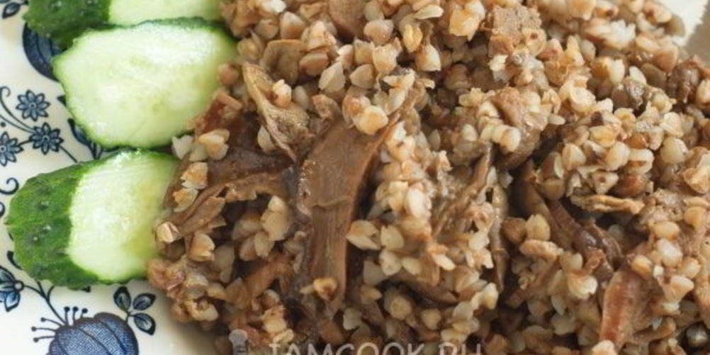 Как приготовить гречку с сушеными грибами