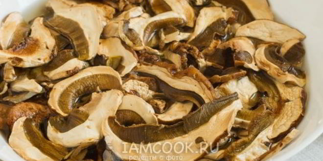 Рецепт гречки с сушеными грибами