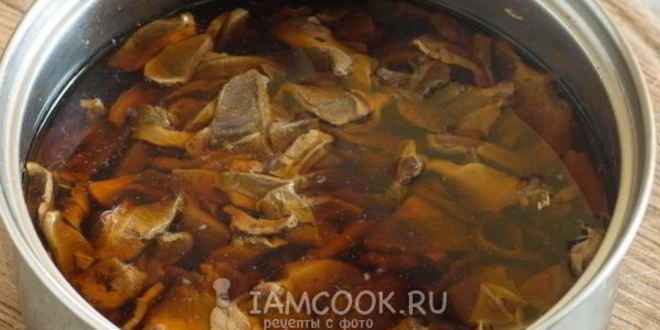Рецепт гречки с сушеными грибами