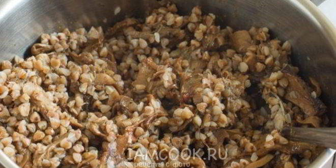 Рецепт гречки с сушеными грибами