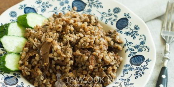 Рецепт гречки с сушеными грибами