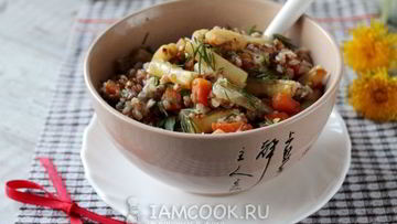 Рецепт Гречки со стручковой фасолью