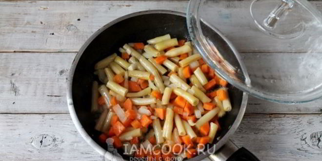 Рецепт гречки со стручковой фасолью