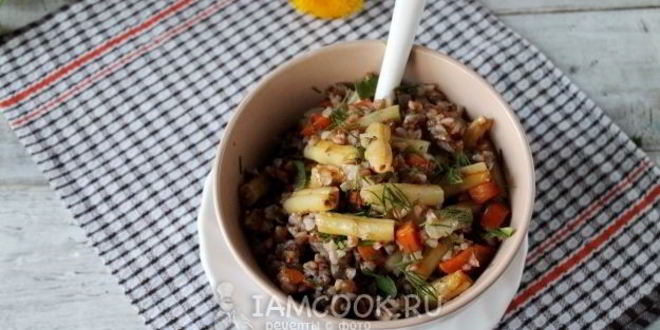Рецепт гречки со стручковой фасолью