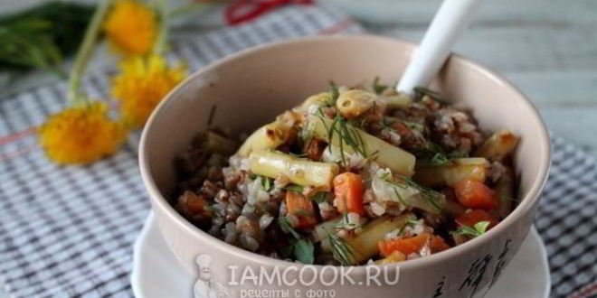 Рецепт гречки со стручковой фасолью
