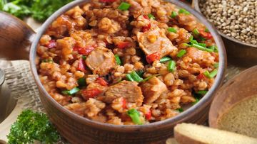 Рецепт Гречки в горшочках с овощами