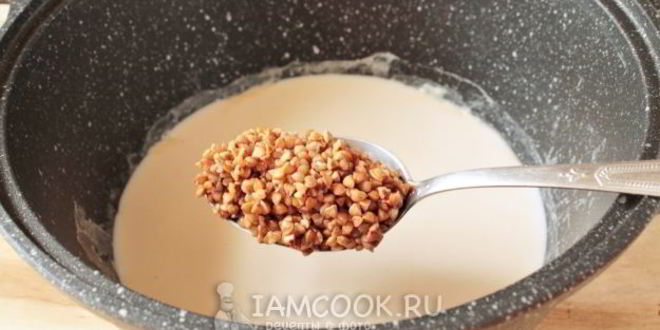 Рецепт гречневой каши на молоке для ребенка