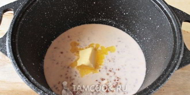 Рецепт гречневой каши на молоке для ребенка