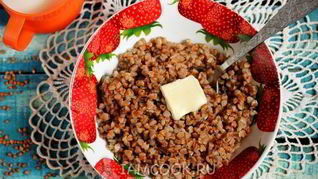 Рецепт Гречневой каши на молоке в мультиварке