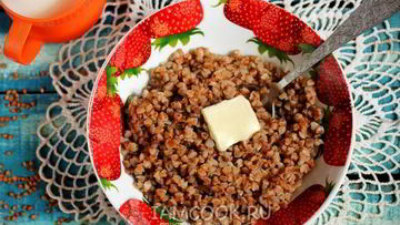 Рецепт Гречневой каши на молоке в мультиварке