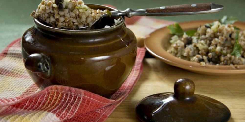 Как приготовить гречневую кашу с грибами и сельдереем