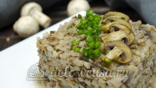 Рецепт Гречневой каши с грибами
