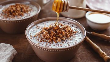 Рецепт Гречневой каши с пряным постным молоком