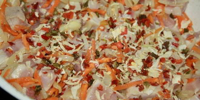 Рецепт гречневой каши со свининой и овощами