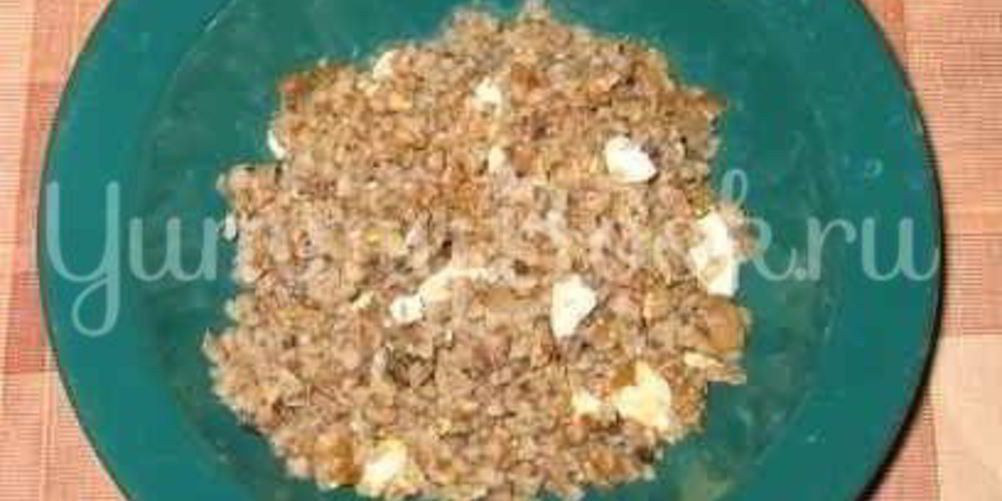 Как приготовить кашу гречневую с белыми грибами