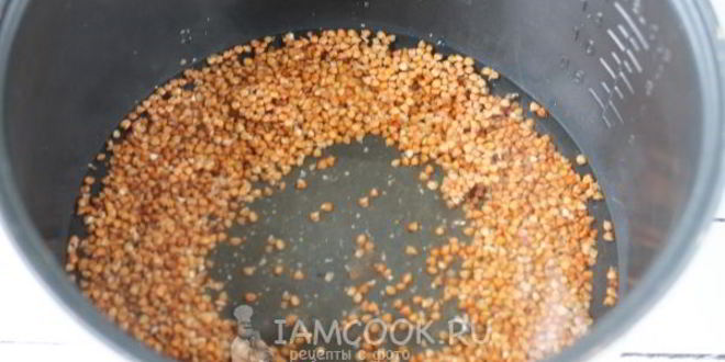 Рецепт молочной гречневой каши в мультиварке