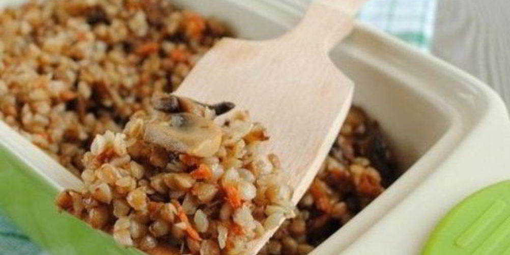 Как приготовить томленую гречку с грибами