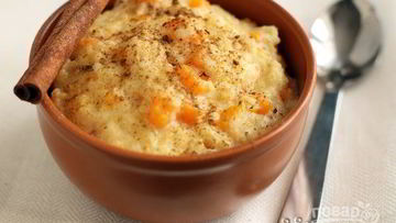 Рецепт Каши из тыквы с пшеном