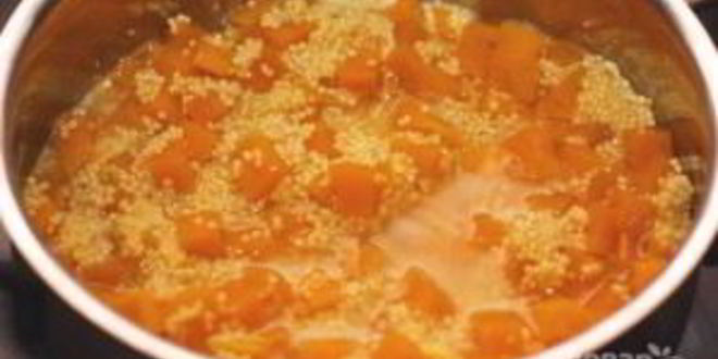 Рецепт каши из тыквы с пшеном