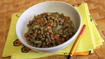 Рецепт Каши из зеленой чечевицы