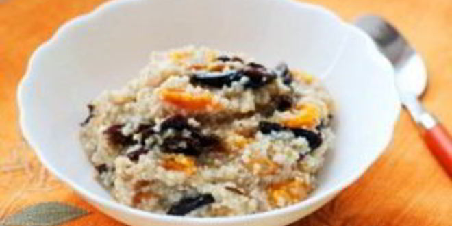Рецепт каши с орехами и сухофруктами