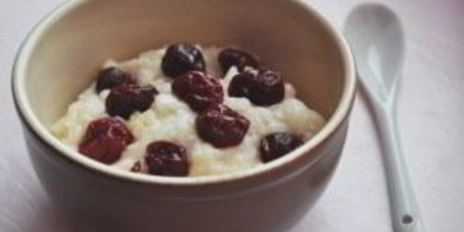 Рецепт каши с вишней