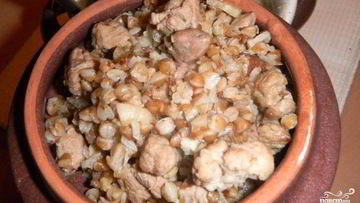 Рецепт Каши в горшочке со свининой