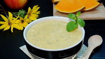 Рецепт Каши ячневой на молоке с тыквой