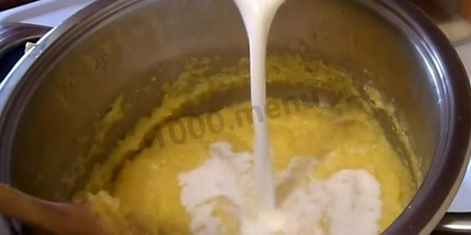 Рецепт каши из кукурузной крупы на молоке