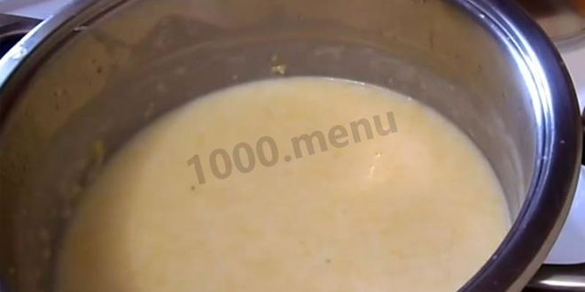 Рецепт каши из кукурузной крупы на молоке