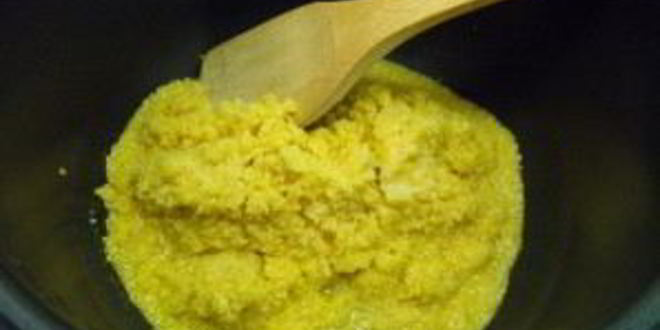 Рецепт кукурузной каши с сыром