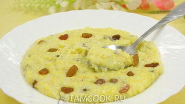 Рецепт Кукурузной каши в мультиварке