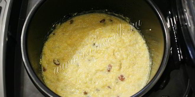 Рецепт кукурузной каши в мультиварке