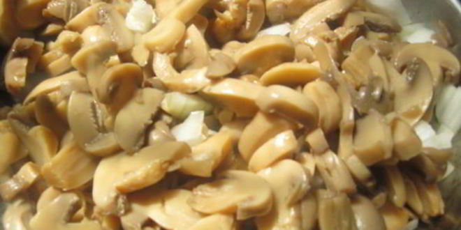 Рецепт мамалыги с грибами