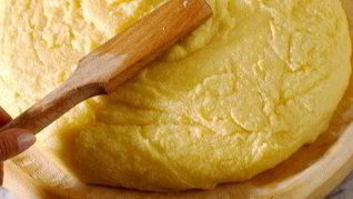 Рецепт Поленты по-итальянски с горгонзолой и чесноком