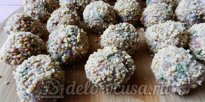 Рецепт поленты с тефтелями