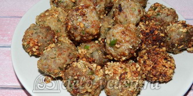 Рецепт поленты с тефтелями