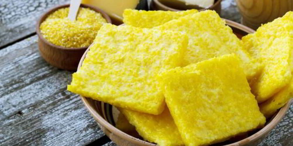 Как приготовить поленту с ветчиной и перецем