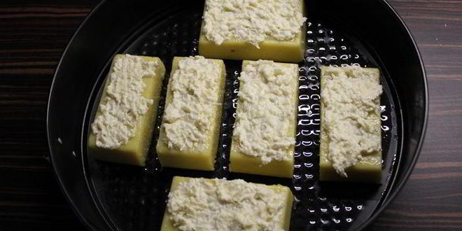 Рецепт запеченной поленты под пармезаном