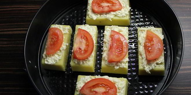 Рецепт запеченной поленты под пармезаном