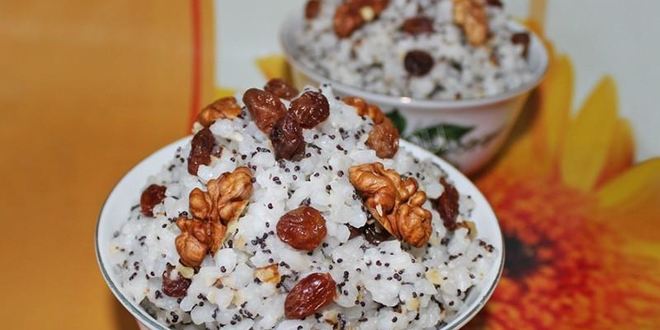 Рецепт кутьи из риса на воде