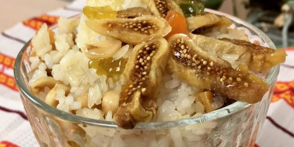 Как приготовить кутью с рисом и инжиром