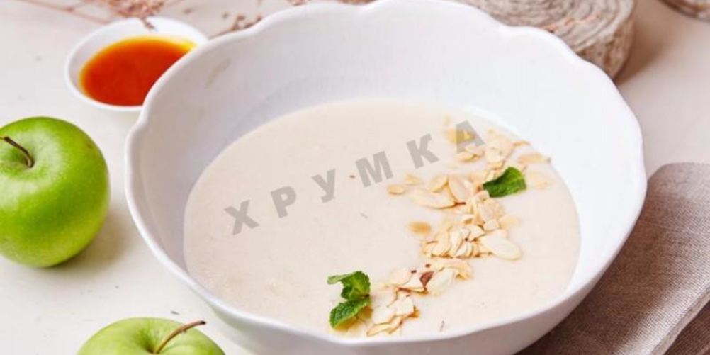 Как приготовить кашу манную с томлеными яблоками на молоке