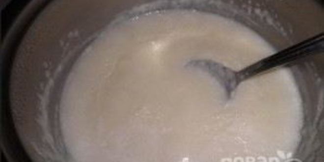 Рецепт каши манной