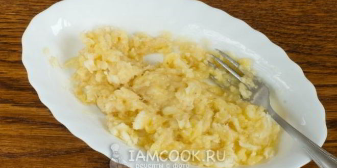 Рецепт манной каши с бананом